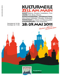 Plakat Kulturmeile Zell am Main