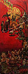 Turandot non existe  | Collage auf Holz | 50cm x 120cm | 2007